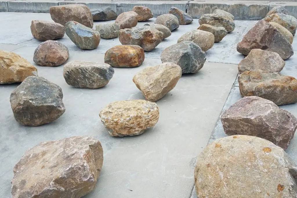 Glacier Granite Boulders