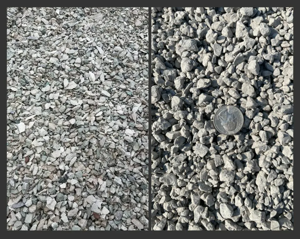 1/4" Clean Limestone Chips